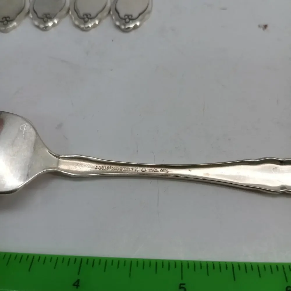 6X SF Rogers Oneida ALOUETTE Silverplate Salad Forks 1978